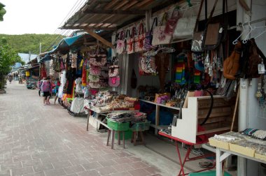 Sukee Sahili, Pattaya, Tayland, Asya 'da tezgahlar 
