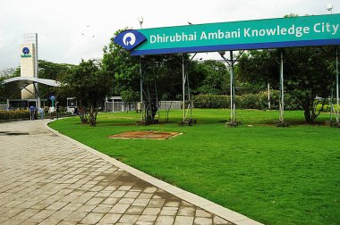 Headoffice of Reliance Infocomm Dhirubhai Ambani Knowledge City, Koparkhairane , New Bombay Navi Mumbai, Maharashtra, India  clipart