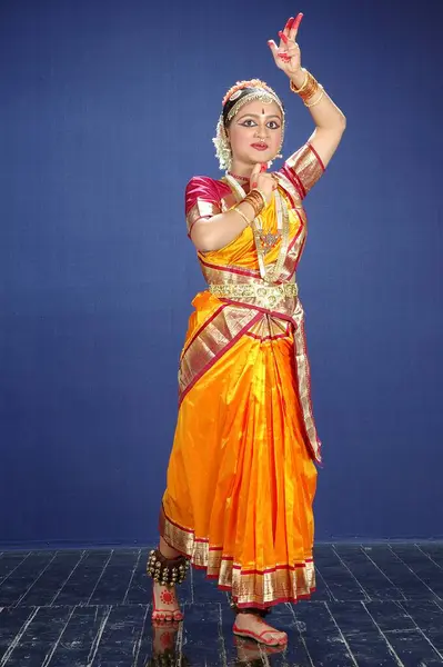 stock image Bharatnatyam, Indian Classical Dance 