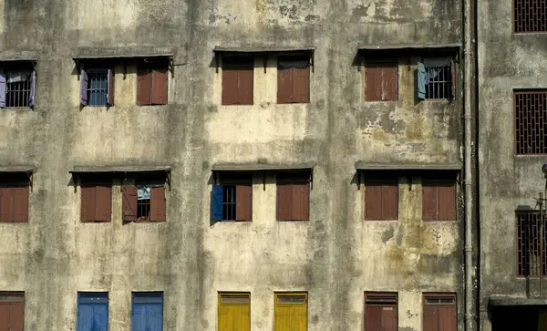 stock image Windows of building ; Mulund ; Bombay Mumbai ; India