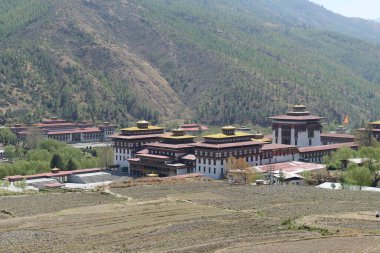 Tashichho dzong manastırı, Thimphu, Butan, Asya