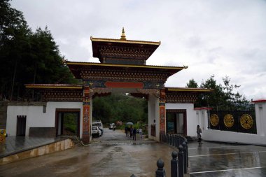 Giriş kapısı, Büyük Buda Dordenma, Kuenselphodrang, Thimphu, Butan, Asya 