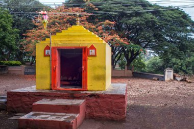 small temple, Khidrapur, Kolhapur, Maharashtra, India, Asia   clipart