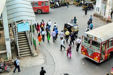 Andheri Tren İstasyonu, Mumbai, Maharashtra, Hindistan, Asya 