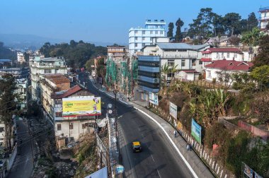 Şehir manzarası, şillong, meghalaya, Hindistan, Asya 