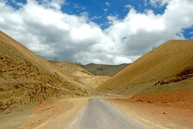 güzel manzara ve çöl; Ladakh; Jammu ve Kashmir; Hindistan