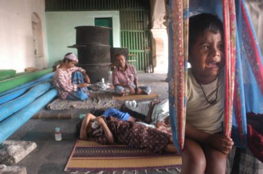 Hasar, Doğal Afet Tsunami Deniz Zemininde Deprem, Nagapattinum, Velankanni, Tamil Nadu, Hint Okyanusu, Hindistan - 27 Aralık 2004