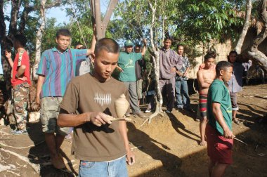 Kabile sporları kaihbu, Mizoram, Hindistan 