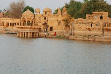 Gadisar Pond, Jaisalmer, Rajasthan, Hindistan 