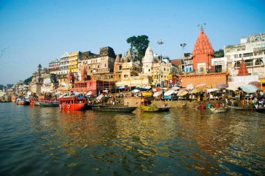 Dashashwamedh Ghat varanasi uttar pradesh India Asia clipart