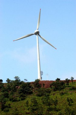 Windmill farms at Chitradurg ; 250 Kms from Bangalore ; Karnataka ; India clipart
