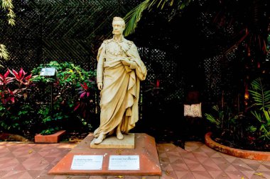 Sir Richard Temple Baronet 'in heykeli, Bhau Daji Lad Müzesi, Mumbai, Maharashtra, Hindistan, Asya 