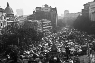 Flora Fountain şimdi Hutatma Chowk, Bombay Mumbai, Maharashtra, Hindistan