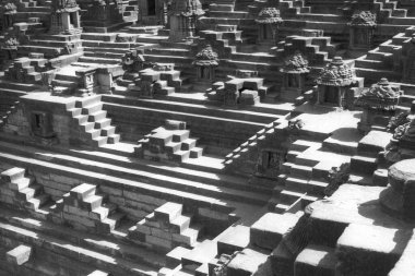 step modhera Hindu sun temple, Mehsana, Gujarat, India, Asia clipart