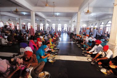 Guru ka langar, amritsar, Punjab, Hindistan, Asya 