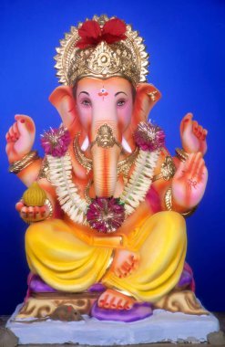 Ganesh Festivali 'nde Ganesh' in İdolü Mumbai 'de