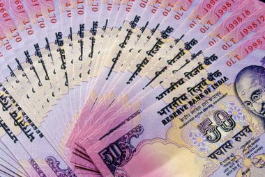 Para, rupi, Hindistan para birimi notları