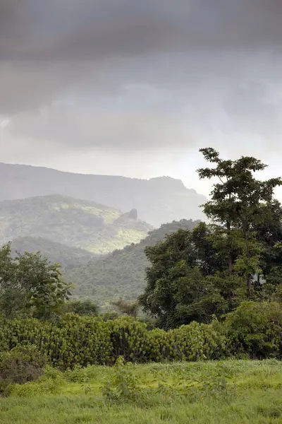 stock image Sahyadri mountain range Panvel raigad Maharashtra India Asia