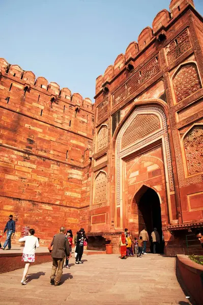 Agra Kalesi Uttar Pradesh Hindistan Asya