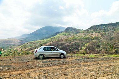 Araba profili, Purushwadi, Ahmednagar, Maharashtra, Hindistan, Asya 