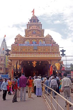 Ganpati Festivali 'nde Dagdusheth Halwai Ganesh Mahal, Pune, Maharashtra, Hindistan 2009 