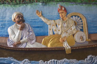 Madhavrao peshwa ve mahaji shinde, pune, maharashtra, Hindistan, Asya 