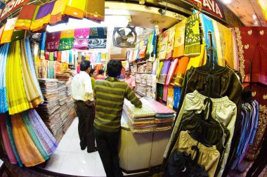 Giyim mağazası, Gariahat, Kalküta Kolkata, Batı Bengal, Hindistan 