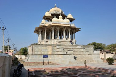 Cenotaph 84 pillared in bundi at rajasthan india Asia clipart