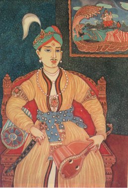 Hindu inancı, hinduizm, sanat, himalaya akademi sanatı, müzik, müzisyen, şarkı, bhajan, adanmışlık, ibadet, sanatçı S. Rajam, maharaja, vishnu