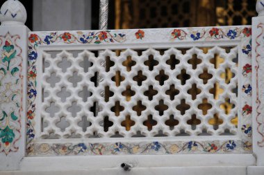 Jali ekranları, altın tapınak, amritsar, Punjab, Hindistan, Asya  