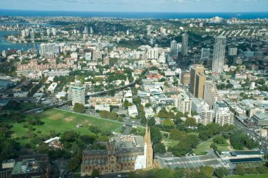 Ariel manzaralı Sydney, Yeni Güney Galler, Avustralya 