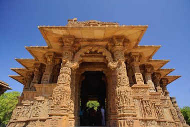 Sun temple , Modhera , Gujarat , India clipart