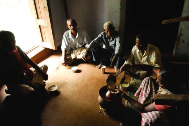 Ho kabileleri, Chakradharpur, Jharkhand, Hindistan   
