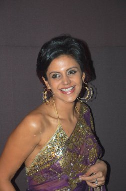 Televizyon sunucusu Mandira Bedi, Hindistan   