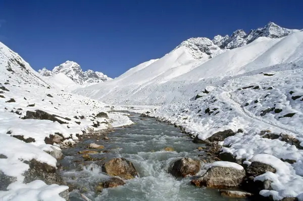 stock image River flowing in himalayas 