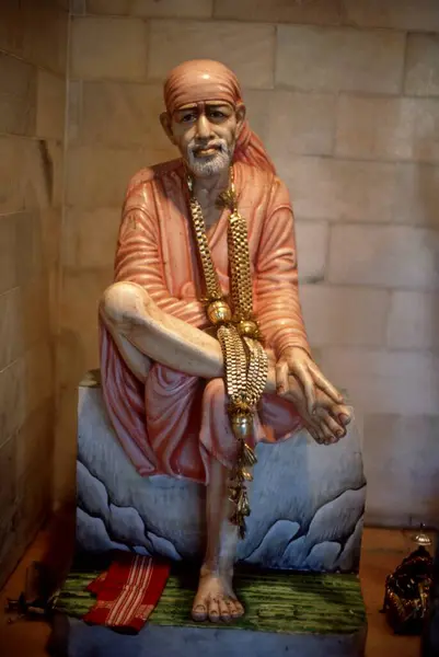 stock image idol of sai baba 