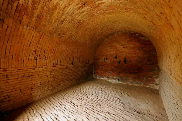 stock image Buddhist site, Nalanda, Bihar, India 