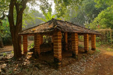 Sığır kulübesi, sindhudurg, Maharashtra, Hindistan, Asya