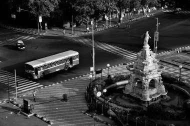 Flora Fountain, Hutatma Chowk, Bombay, Mumbai, Maharashtra, Hindistan, Asya