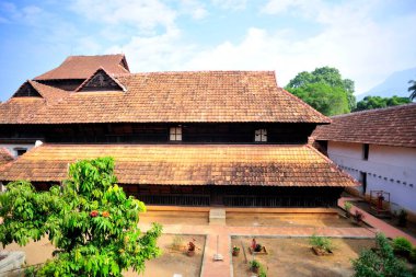 Tamil Nadu Hindistan Asya 'daki Padmanabhapuram Sarayı' nın bir kısmı.