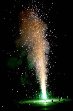 Hindistan Asya 'da çiçek saksısı diwali festivali