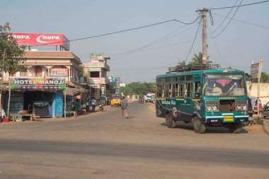 Sokak sahnesi, Konarak, Orissa, Hindistan, Asya 