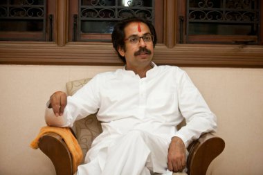 Hint politikacı uddhav thackeray, maharashtra, Hindistan, Asya