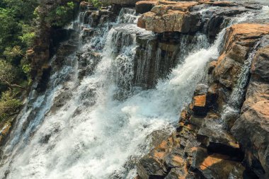 Teerathgarh Şelalesi, bastar, chhattisgarh, Hindistan, Asya 