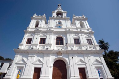 Panjim Goa Hindistan 'daki Meryem Ana' nın Kilisesi.