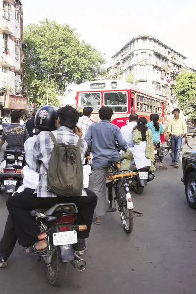 Stock image Road transport ; Sardar Vallabhbhai Patel road ; Grant road ; Bombay now Mumbai ; Maharashtra ; India