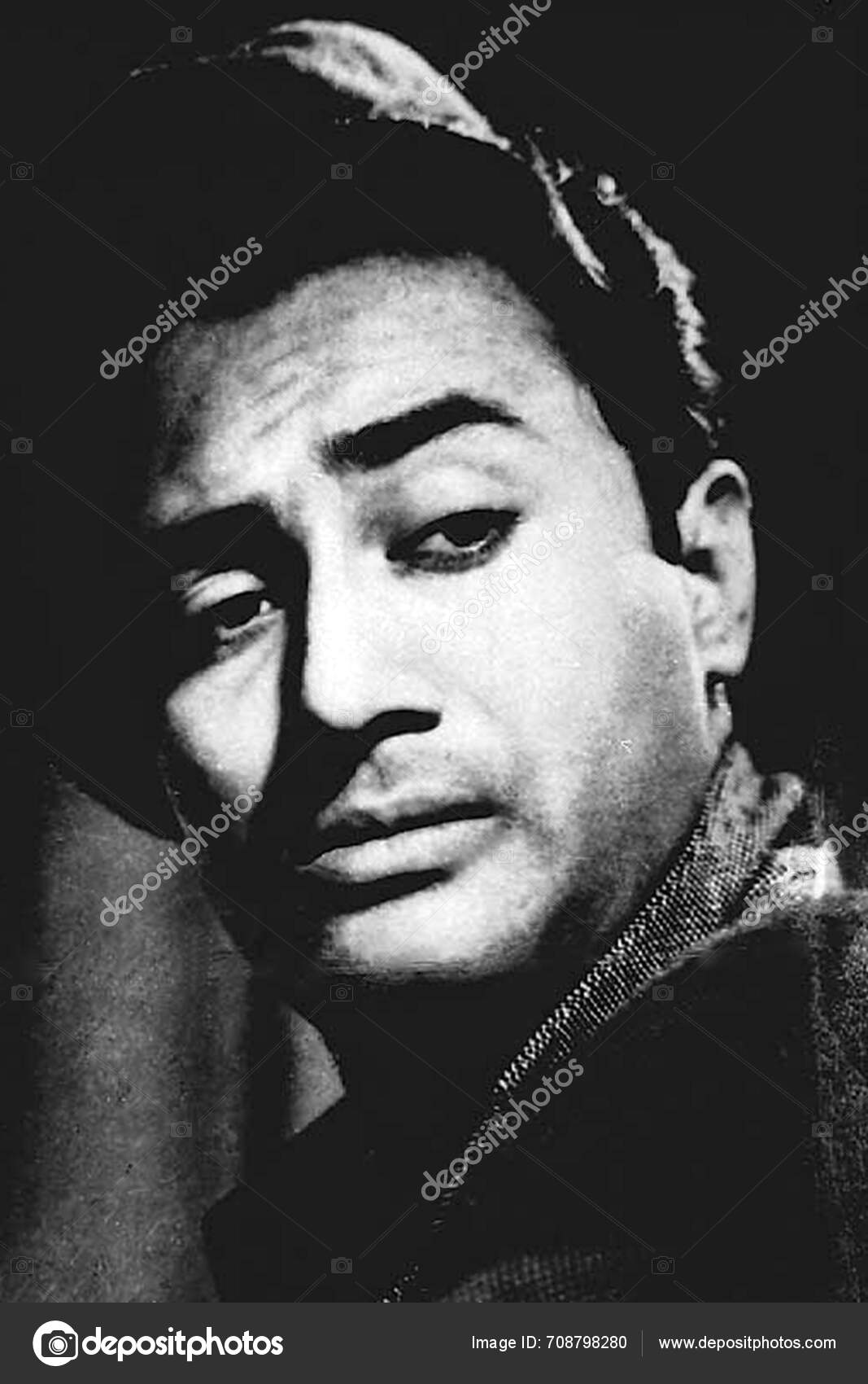 Indian Bollywood Film Actor Dev Anand India Asia 1951 — Stock Editorial ...