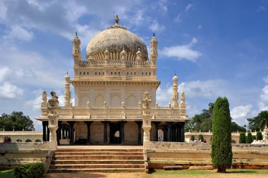 Tipu Sultan 'ı Gumbaz mozolesi, Srirangapatna, Mysore, Karnataka, Hindistan 