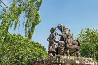 Jijamata bahçe heykeli, Mumbai, Maharashtra, Hindistan, Asya 