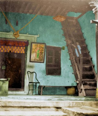Mahatma Gandhi 'nin doğum yeri, Porbandar, Gujarat, Hindistan, Asya 